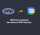 Difference between two dates in php Difference between two dates in php